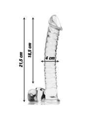NEBULA SERIES BY IBIZA MODELO 23 DILDO CRISTAL TRANSPARENTE 215 CM O 4 CM