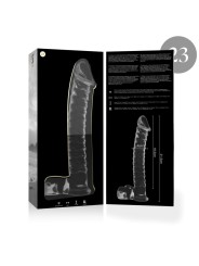 NEBULA SERIES BY IBIZA MODELO 23 DILDO CRISTAL TRANSPARENTE 215 CM O 4 CM