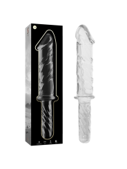 NEBULA SERIES BY IBIZA MODELO 24 DILDO CRISTAL TRANSPARENTE 285 CM O 5 CM