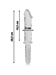 NEBULA SERIES BY IBIZA MODELO 24 DILDO CRISTAL TRANSPARENTE 285 CM O 5 CM