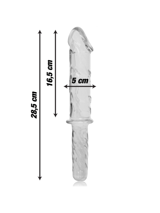 NEBULA SERIES BY IBIZA MODELO 24 DILDO CRISTAL TRANSPARENTE 285 CM O 5 CM