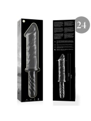 NEBULA SERIES BY IBIZA MODELO 24 DILDO CRISTAL TRANSPARENTE 285 CM O 5 CM
