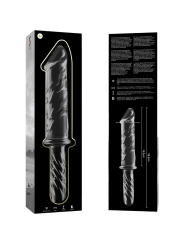 NEBULA SERIES BY IBIZA MODELO 24 DILDO CRISTAL TRANSPARENTE 285 CM O 5 CM