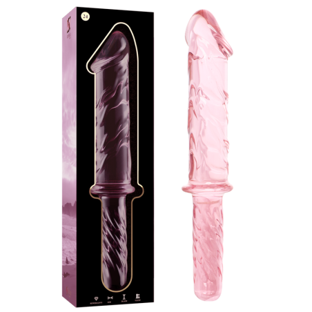 NEBULA SERIES BY IBIZA MODELO 24 DILDO CRISTAL TRANSPARENTE 285 CM O 5 CM