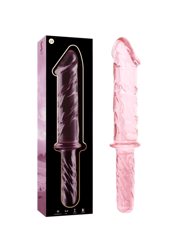 NEBULA SERIES BY IBIZA MODELO 24 DILDO CRISTAL TRANSPARENTE 285 CM O 5 CM