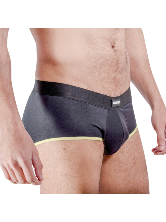 MACHO MS24A CALZONCILLO BRIEF DARK AMARILLO L