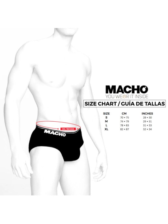 MACHO MS24A CALZONCILLO BRIEF DARK AMARILLO L