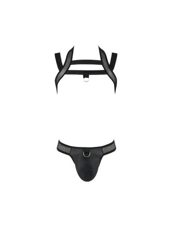 PASSION 043 SET JACOB NEGRO L XL