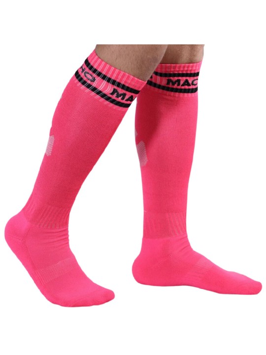 MACHO CALCETINES LARGOS TALLA UNICA ROJO