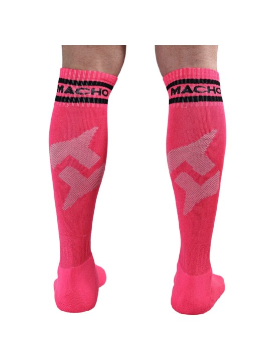 MACHO CALCETINES LARGOS TALLA UNICA ROJO