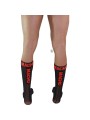 MACHO CALCETINES FINOS NEGRO ROJO TALLA UNICA
