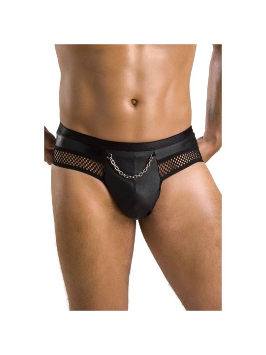 PASSION 030 SLIP ABIERTO TOM NEGRO L XL