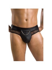 PASSION 030 SLIP ABIERTO TOM NEGRO L XL