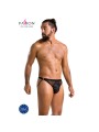 PASSION 034 SLIP OPEN LUKE NEGRO L XL