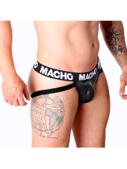 MACHO MX25NC JOCK CUERO NEGRO