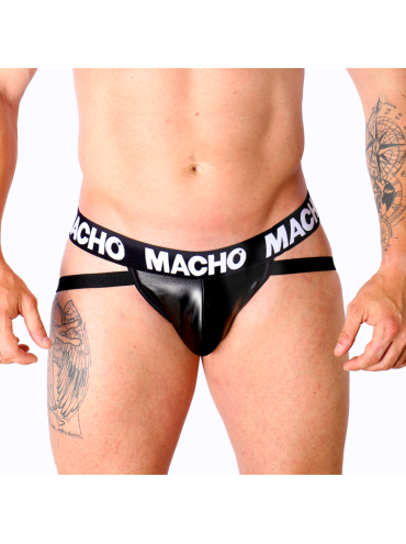 MACHO MX25NC JOCK CUERO NEGRO
