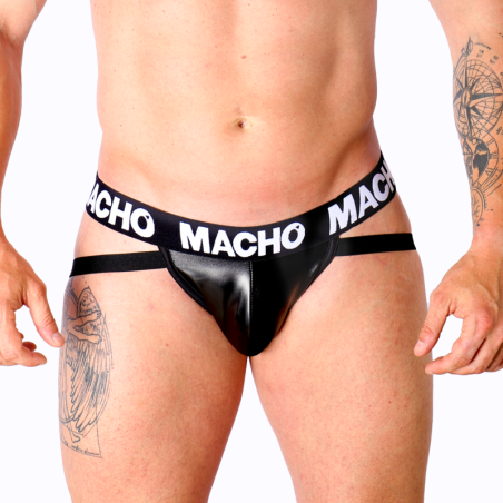 MACHO MX25NC JOCK CUERO NEGRO