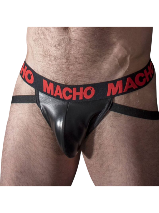 MACHO MX25RC JOCK CUERO ROJO XL