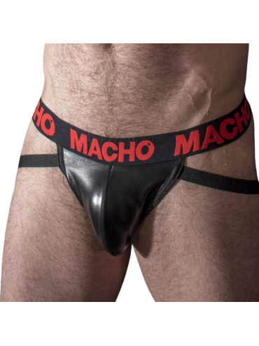 MACHO MX25RC JOCK CUERO ROJO XL
