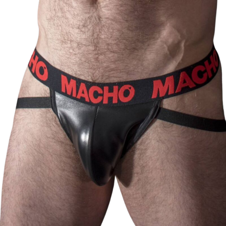 MACHO MX25RC JOCK CUERO ROJO XL