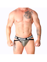 MACHO MX27GR JOCK CUERO GRIS BEIGE XL