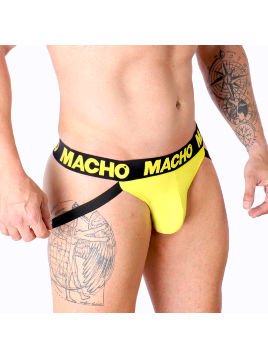 MACHO MX25A JOCK AMARILLO LYCRA S