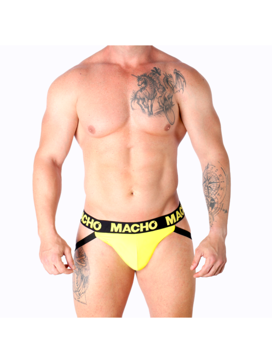 MACHO MX25A JOCK AMARILLO LYCRA S