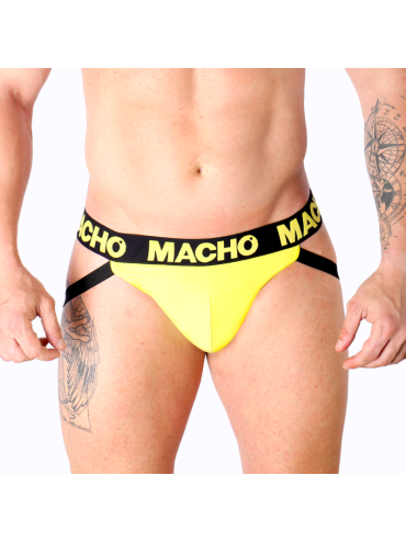 MACHO MX25A JOCK AMARILLO LYCRA S