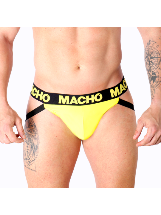MACHO MX25A JOCK AMARILLO LYCRA S
