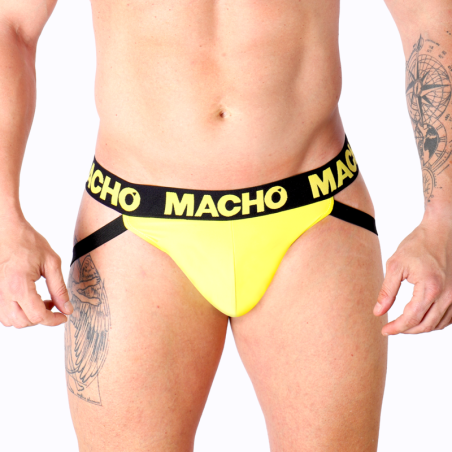 MACHO MX25A JOCK AMARILLO LYCRA S