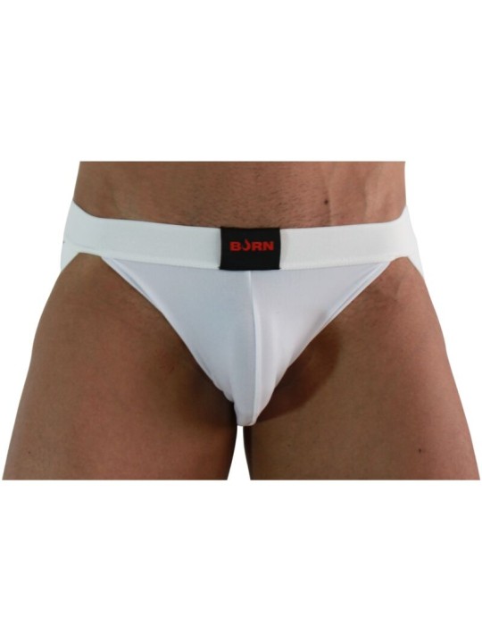 BURN 007 JOCK LYCRA BLANCO S