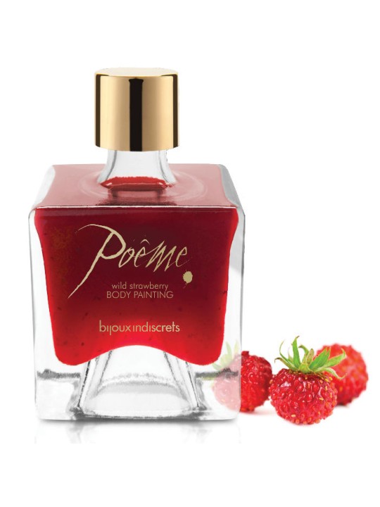 BIJOUX POEME PINTURA COMESTIBLE FRESA SILVESTRE 50 GR