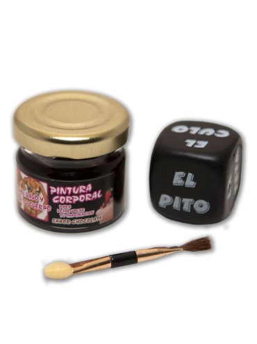 DIABLO PICANTE PINTURA DE CHOCOLATE Y DADO DE CUERPO