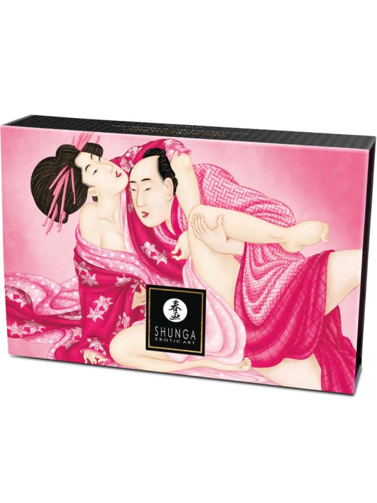 SHUNGA KIT POLVOS DE MASAJE COMESTIBLE FRAMBUESA