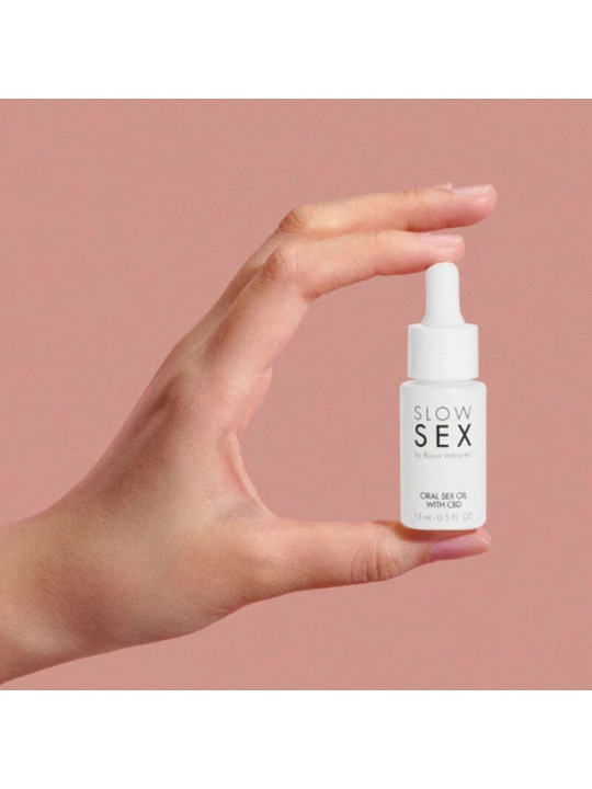 BIJOUX SLOW SEX ACEITE SEXO ORAL CON CBD 15 ML