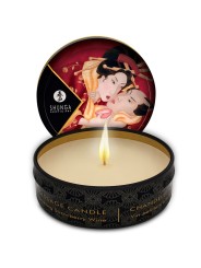 SHUNGA MINI CARESS BY CANDELIGHT VELA MASAJE FRESAS Y CAVA 30 ML