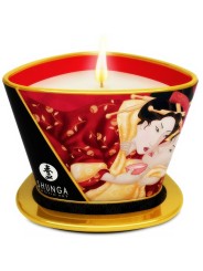 SHUNGA MINI CARESS BY CANDELIGHT VELA MASAJE FRESAS Y CAVA 170 ML