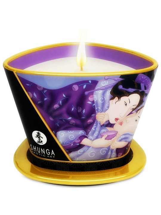 SHUNGA MINI CARESS BY CANDELIGHT VELA MASAJE FRUTAS EXOTICAS 170 ML