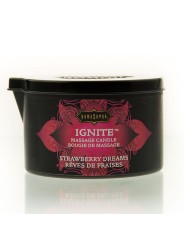 KAMASUTRA VELA DE MASAJE SUENOS DE FRESA 170 GR