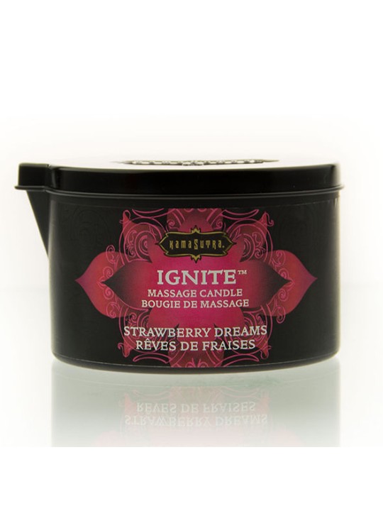 KAMASUTRA VELA DE MASAJE SUENOS DE FRESA 170 GR