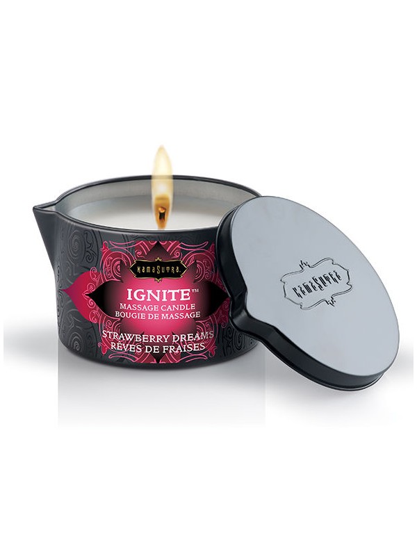 KAMASUTRA VELA DE MASAJE SUENOS DE FRESA 170 GR