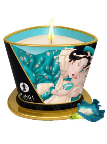 SHUNGA VELA DE MASAJE ISLAND BLOSSOMS 170 ML