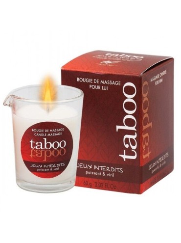 RUF TABOO VELA DE MASAJE PARA EL JEUX INTERDITS AROMA LIQUEN SALVAJE