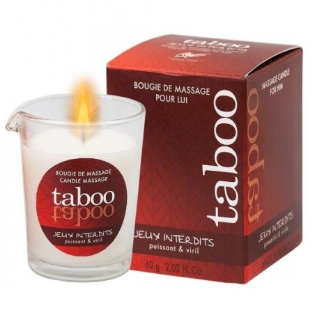 RUF TABOO VELA DE MASAJE PARA EL JEUX INTERDITS AROMA LIQUEN SALVAJE