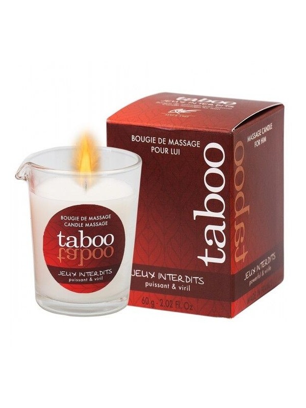 RUF TABOO VELA DE MASAJE PARA EL JEUX INTERDITS AROMA LIQUEN SALVAJE