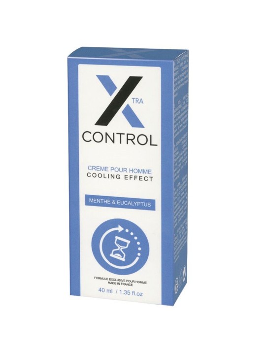 RUF X CONTROL CREMA EFECTO FRIO PARA HOMBRE 40 ML