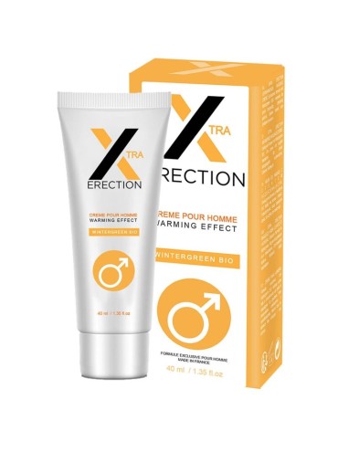 RUF X ERECTION CREMA ERECCION EFECTO CALOR 40 ML