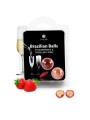 SECRETPLAY SET 2 BRAZILIAN BALLS FRESAS CON CAVA