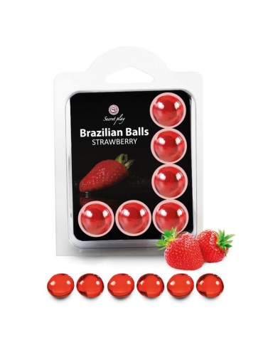 SECRETPLAY SET 6 BRAZILIAN BALLS FRESA
