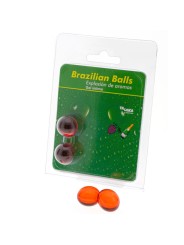 TALOKA BRAZILIAN BALLS GEL INTIMO FRESAS CHAMPN 2 BOLAS